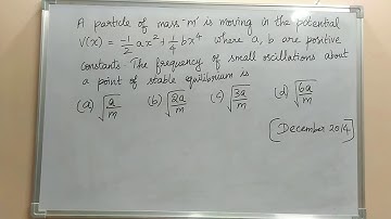 CSIR NET Physics - stability analysis problems - Tamil