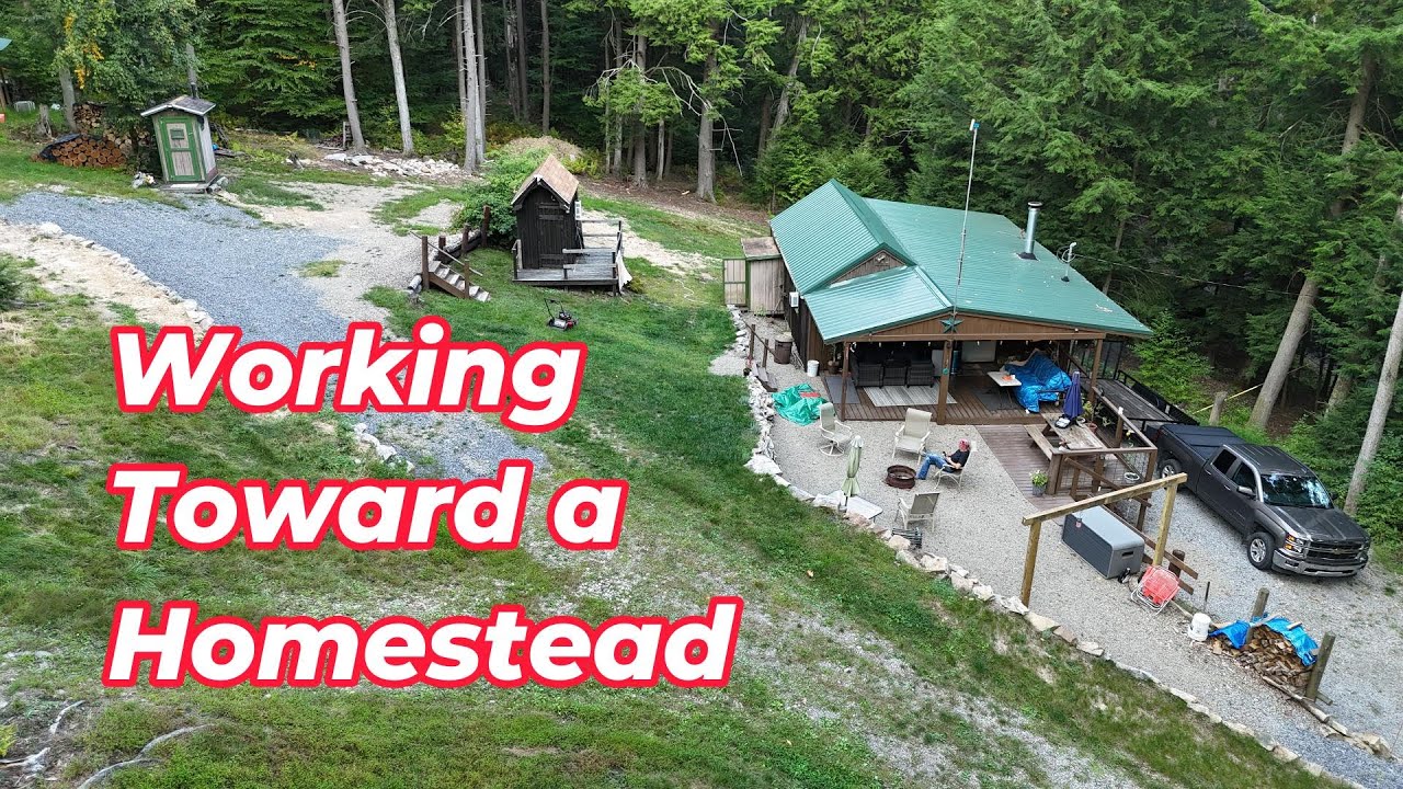 Making a Homestead from a seasonal camp - YouTube