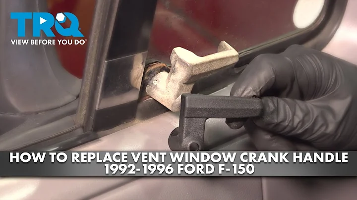 How to Replace Vent Window Crank Handle 1992-1996 Ford F-150