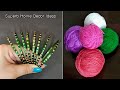 3 Amazing Home Decor Ideas using waste old Bangles and Wool - DIY Home Decor Ideas using waste