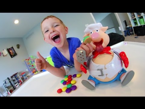 FATHER & SON PLAY POP THE PIG!