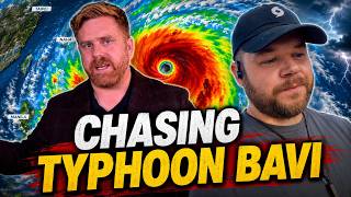 Chasing Typhoon Bavi, Storm Chaser Scott Jankowski in Ishigaki Japan