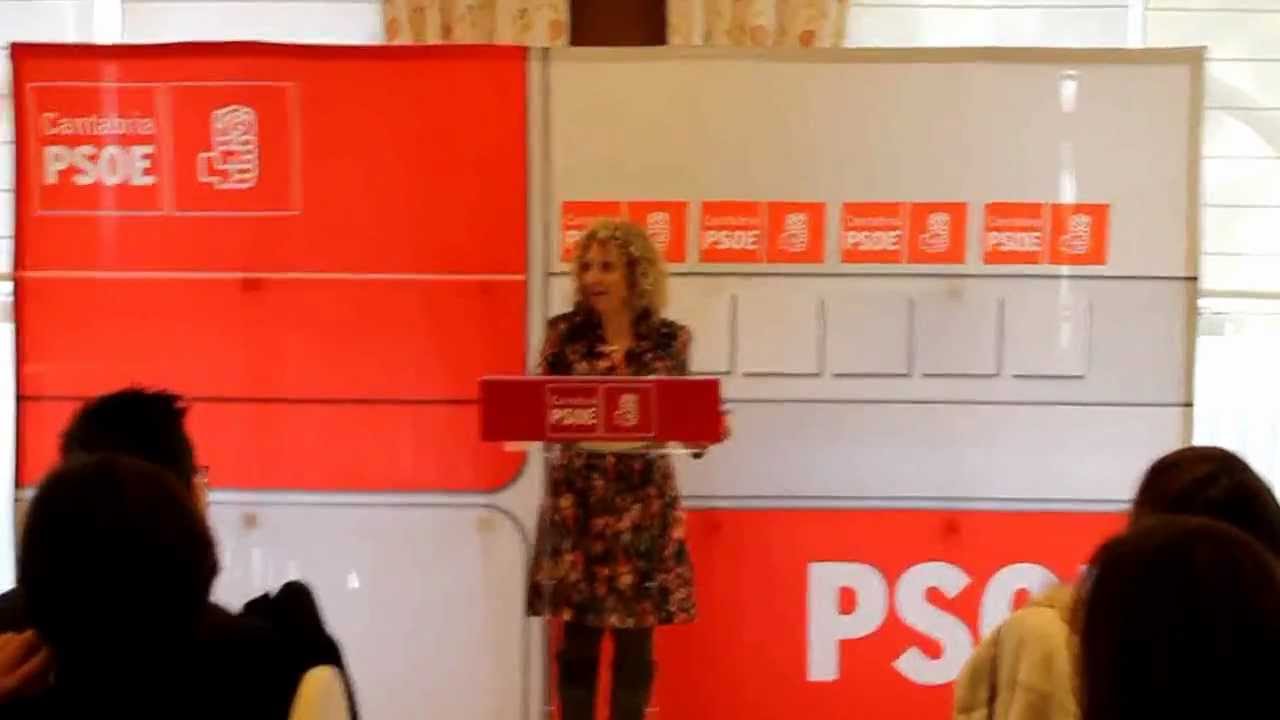 Intervención de Rosa Eva Secretaria General del PSC-PSOE de Cantabria.avi