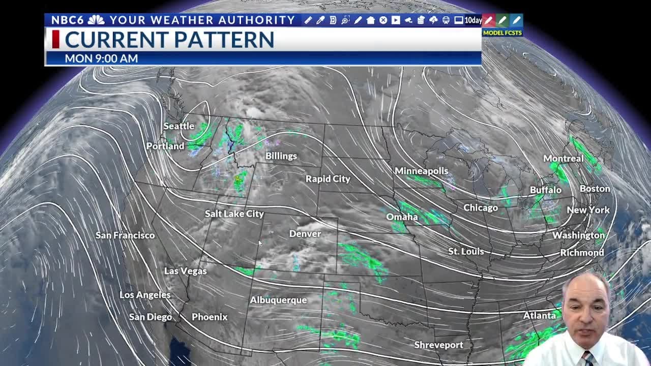 Midweek storms then finally drier & warmer weather returns - YouTube