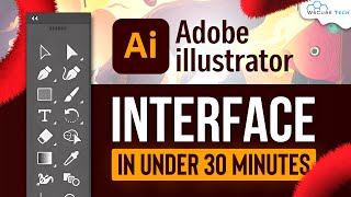 Adobe Illustrator Interface & Workspace Guide | Adobe Illustrator Tutorial for Beginners