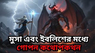 যখন হযরত মুসা (আ.) ইবলিসের মুখোমুখি হন — শয়তানের উন্মোচিত সত্য আপনার বাকরুদ্ধ করে দেবে