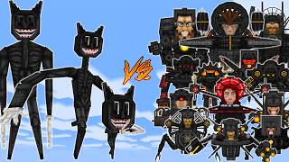 CARTOON CAT vs ASTRO TOILET, SKIBIDI TOILET | MINECRAFT PE BATTLE screenshot 3