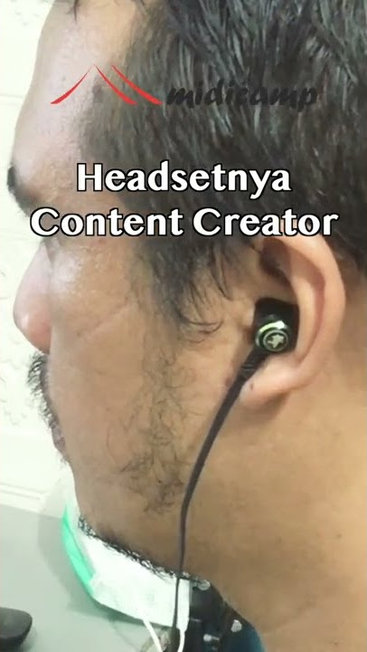 Headset serasa Speaker Flat Studio Monitor