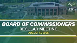 Board of Commissioners Regular Meeting 08/17/2026