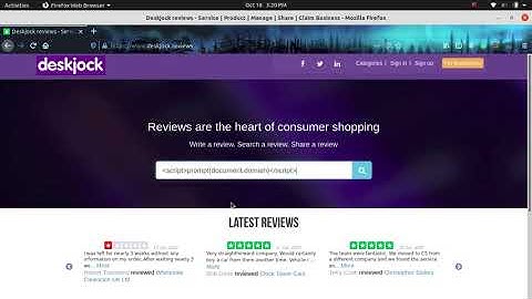 REFLECTED XSS BUG POC ON DESJOCK.COM