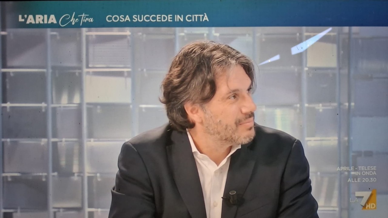 Francesco Silvestri ospite a "L'Aria che Tira" La7 17/07/2026