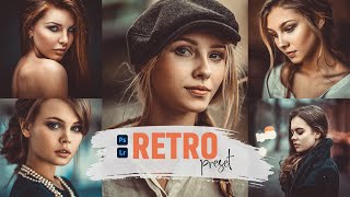 Photoshop cc Tutorial, Lightroom Classic Tutorial - Retro Effect in Photo screenshot 3