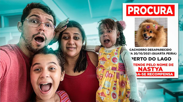 PERDEMOS NOSSA CACHORRINHA NA CASA NOVA ! OLHA NO ...
