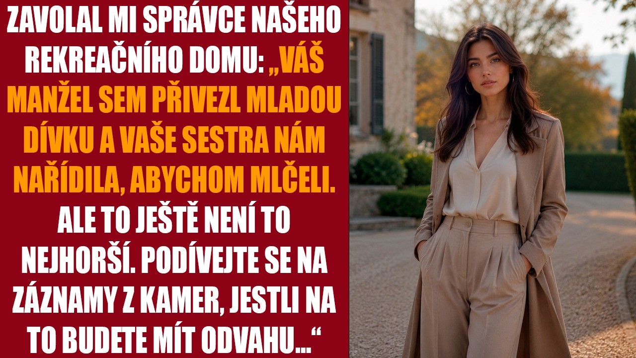 Četla jsem si zprávu v mobilu a ruce se mi třásly tak, že jsem sotva udržela telefon. Správce osady mi řekl: „Radko, váš muž přivezl na chatu mladou holku a vaše sestra nám všem přikázala, abychom...