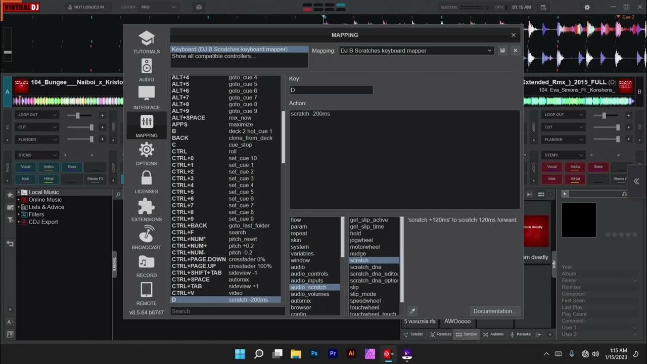 Jinsi ya kufanya Settings za Scratch kuweka Mapper katika Virtual DJ 20182021 YouTube