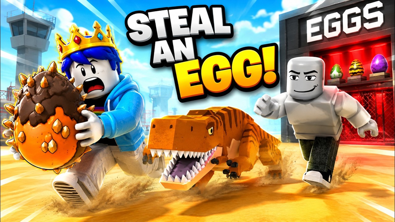 GRAMY W STEAL AN EGG ROBLOX!!
