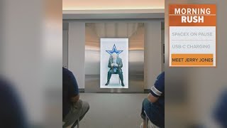 Cool or creepy? Dallas Cowboys unveil virtual Jerry Jones kiosks at AT\&T Stadium