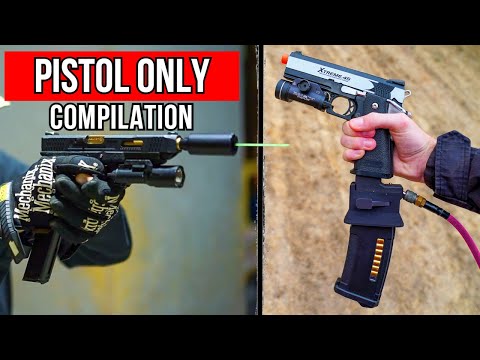 Airsoft Pistol ONLY Compilation! Custom Glock/HiCapa Gameplay