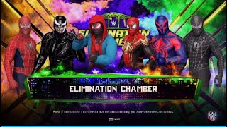 WWE 2K23 | 5 Spider-Men & Venom | Elimination Chamber