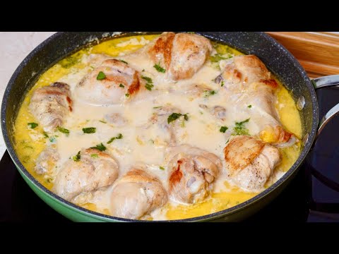 Самое вкусное ВТОРОЕ ИЗ КУРИЦЫ. Курица в сметанном соусе