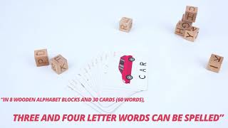 Matching Letter Game for Toddlers, Wooden Letter Spelling and Reading Games for Kids screenshot 4