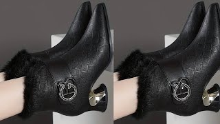 LATEST APPEALING 2025 26 WINTER SOFT  LATEST COMFORTABLE ELEGANT WOMEN SHOES DESIGNS||#sbleo