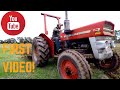 CULTIVATING WITH AN OLD TRACTOR! FIRST VIDEO! Massey Ferguson 135 Farming at Rusted Iron Ranch Ep01