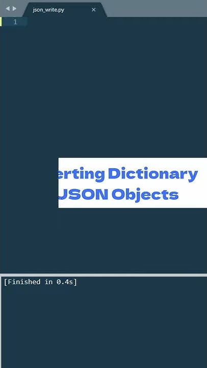 Python: Export Data From Python Dictionary To JSON And Output In A File ...