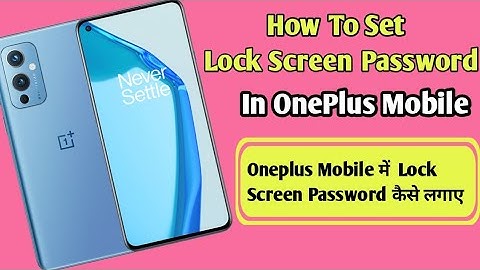 OnePlus Nord 2T || How To set Screen Lock Password OnePlus Mobile || Screen Lock ||