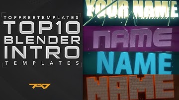 (BEST) Top 10 Blender Intro Templates 2015 + FREE DOWNLOADS