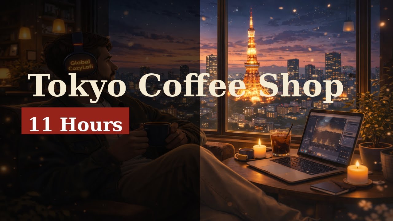 Tokyo Tower 🗼 | Relaxing Lo-Fi for Sleep & Late Night Study