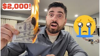 Lost $2,000! Second Day of the Year....