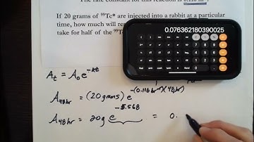 Chapter 14: First order kinetics problems