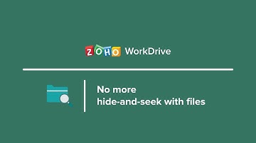 WorkDrive for remote teams: Manage files efficiently