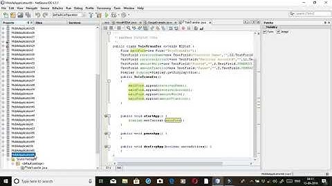 NetBeans IDE 6.5.1 MOBILEAPPLICATION PROJECTS TELETRANSFER MIDLET LIVE ON13/09/2019