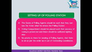 Thrithalam Lalitham 17 - Setting up of Polling Station