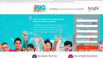 Tech Tip Tuesday #082 - Signing up for Bright MLS Training