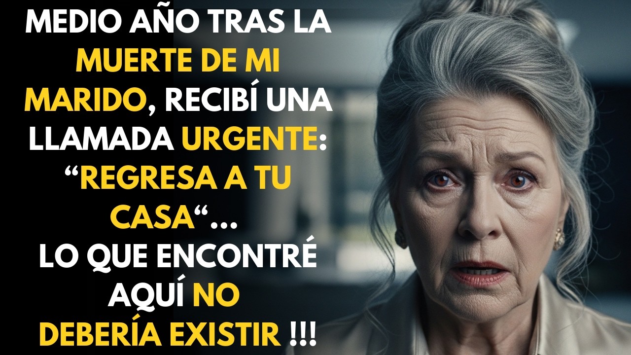 Seis meses después de enterrar a mi marido, recibí una llamada que cambió todo para siempre.