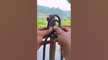 Must-Know Knots for Everyday Use”#KnotTutorial #a #rope #HowToTie #RopeSkills #KnotGuide