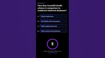How does CouchDB handle schema in comparison to traditional relational databases