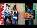 Nerf Box Fort Battle for the Switch Controller. Make a Wish Madness!