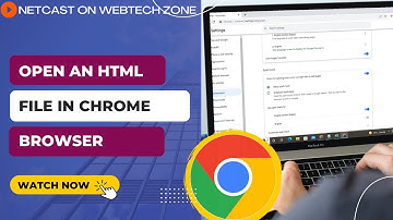 How to Open an HTML File in Chrome Browser