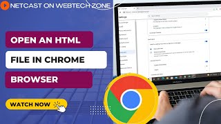 how to open an html file in chrome browser