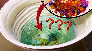 ORBIS BALLS IN A WHIRLPOOL  EXPERIMENT  ASMR