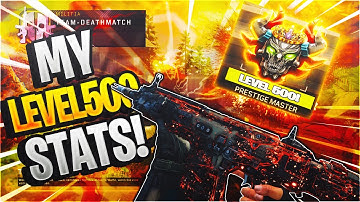 😄MY LEVEL 500 STATS ON COD BO4... ( ALL MY STATS, CLASS SETUPS ) *LIVE*🤩