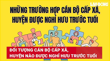 Đối tượng cán bộ cấp xã, huyện nào được nghỉ hưu trước tuổi | Báo Lao Động