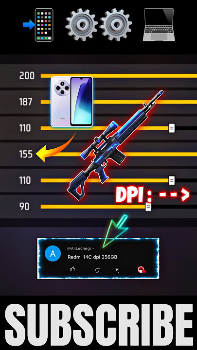 Best Settings ⚙️ Redmi 14C📲 Free Fire 🗿 Highlights ⚡️