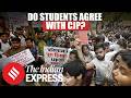 CJP's Abhijeet Dipke Joins Student Protest in Lucknow Over Competitive Exams