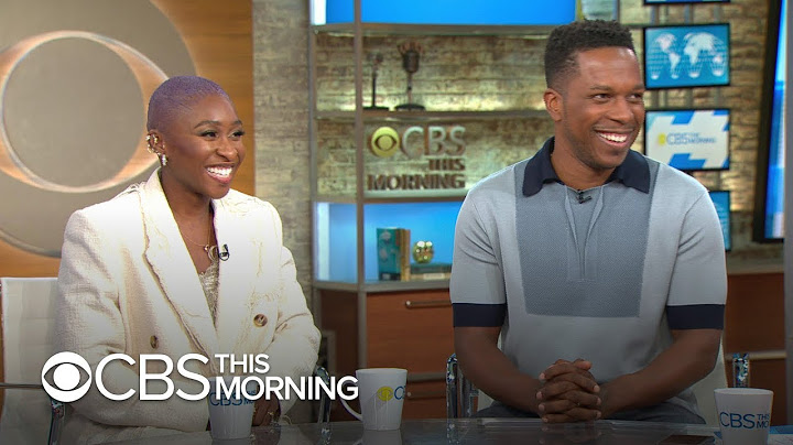 Cynthia Erivo and Leslie Odom Jr. talk "Harriet"