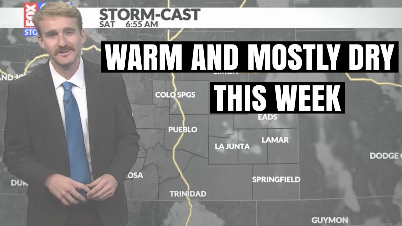 Colorado Weather: Warm and Mostly Dry Weekend Ahead - YouTube